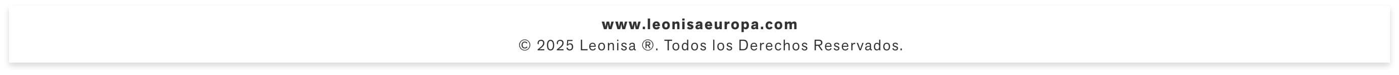 Footer Leonisa